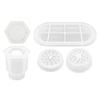 Resin Molds for Large Hexagon Jar and Spice Grinder Mills Grinder Epoxy Casting Silicone Mould for DIY Herb Crusher