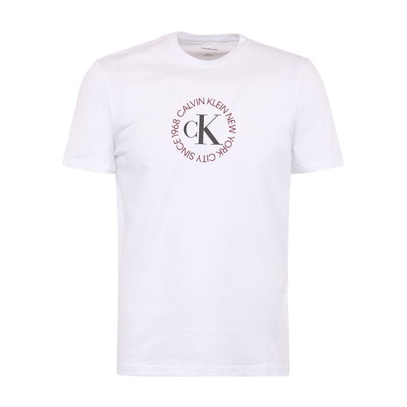 

Calvin Klein Minimalist Fashion Versatile Trendy Round Neck Short Sleeve T-Shirt Men tops 4RE816G L