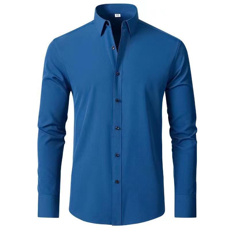 Men's Long-Sleeve Non-Iron Stretch Dress Shirt