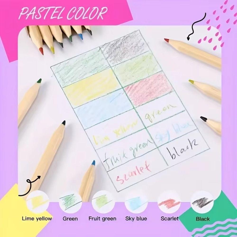 Mini Colored Pencil Writing Sketching Coloring Drawing Pencil New Color Pencil  Students