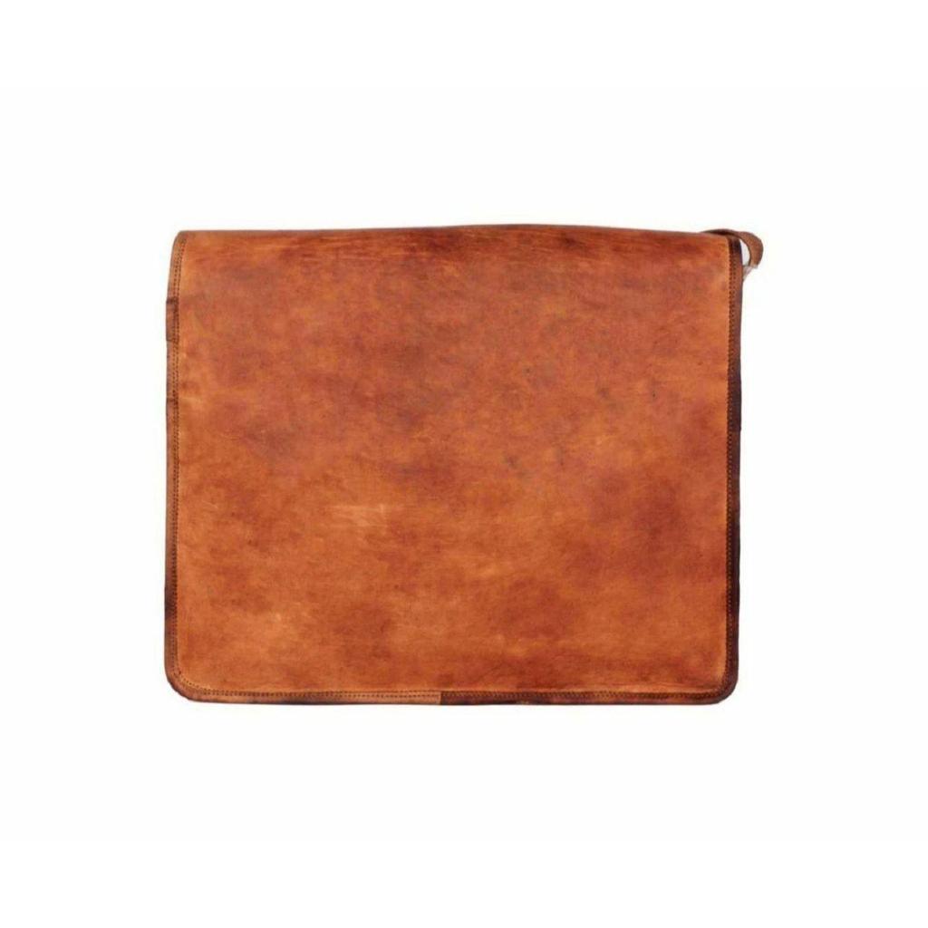 High Class Bag Leather Vintage Messenger Shoulder Men Satchel Laptop Briefcase
