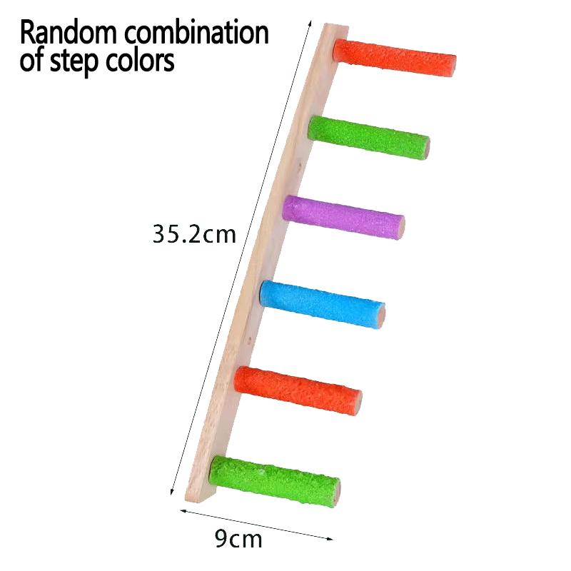 

Лестница для лазания птиц Лестница-игрушка для попугая Лестница Веселые игрушки для лазания Деревянная стойка для упражнений