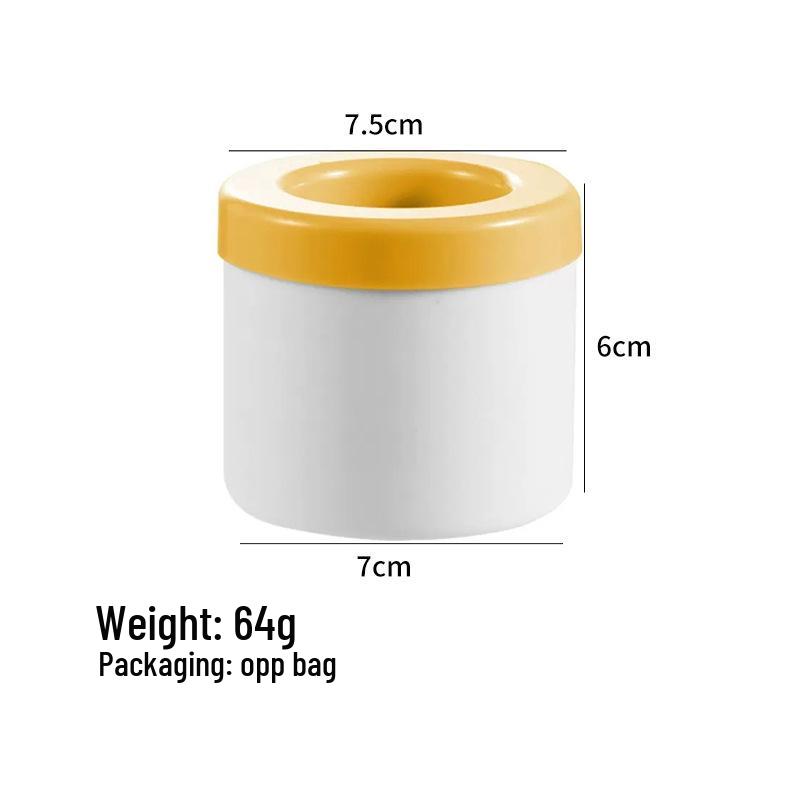 

60-Grid Silicone Ice Cube Tray with Easy-Release, Food-Grade, for Round Ice Cylinders - Household Freezer Storage Box.