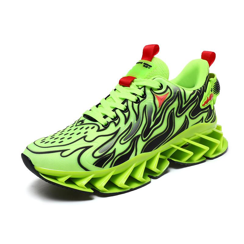 

Men s shoes spring and autumn new large size casual sports shoes men s trendy thick-soled wear-resistant blade running shoes men s 46