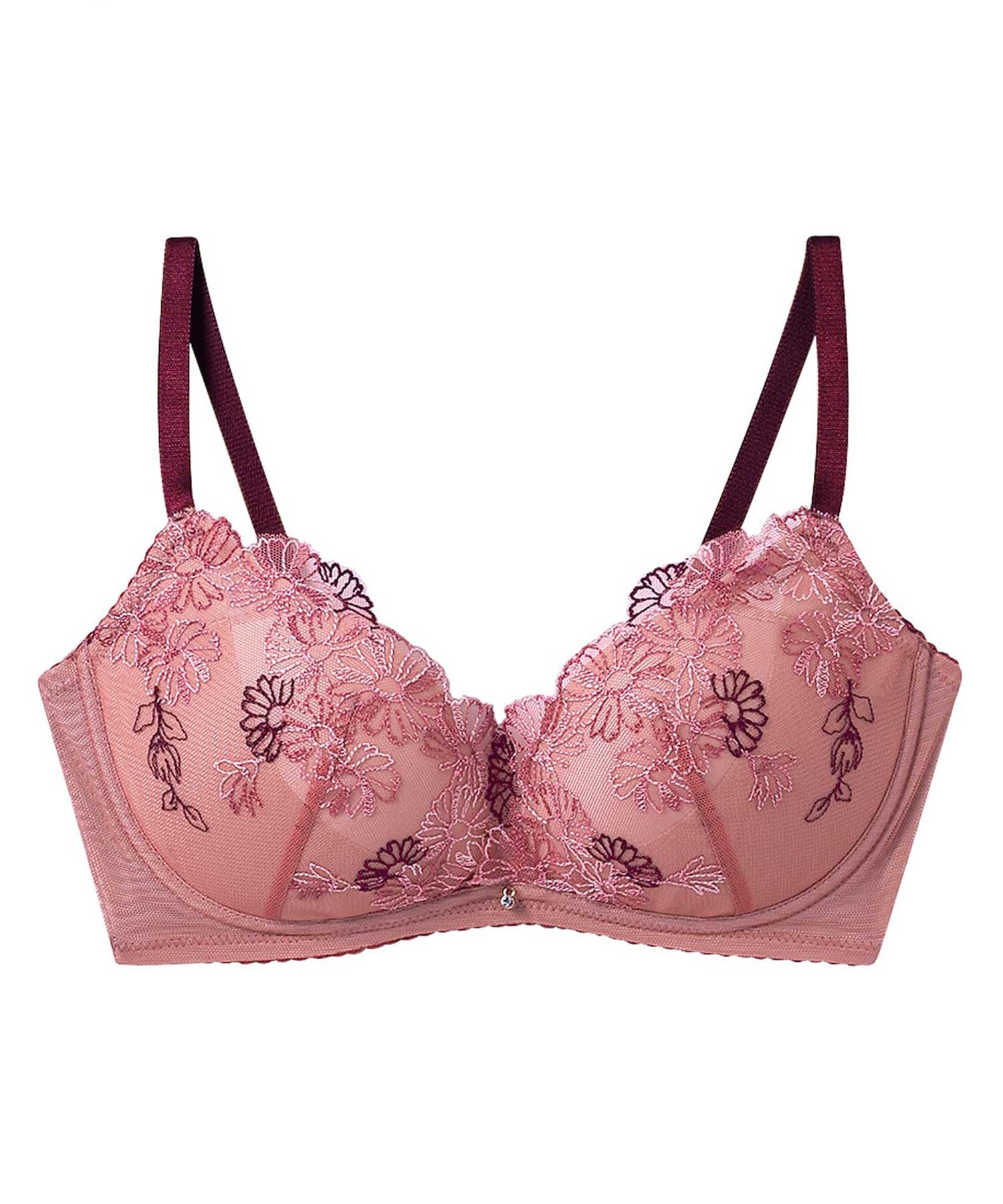 

бюстгальтер для больших размеров Bragenic утягивающий бюстгальтер BMI353 RP A75 [Amphi/Wacoal] Бескаркасный, увеличивающий ложбинку, с высоким бочком, чашки A-G,