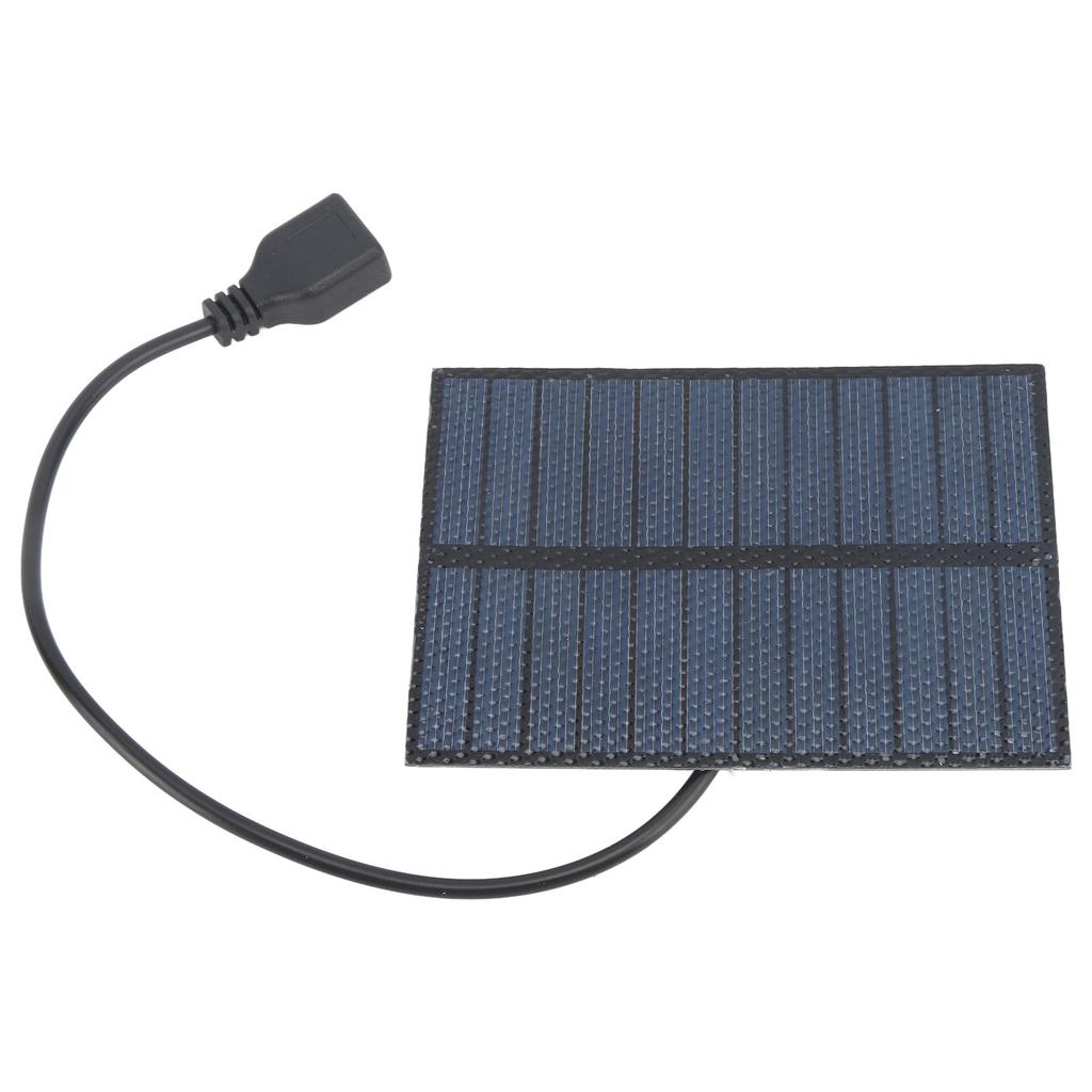 Solar Panel 3W 5V Portable Polysilicon Solar Photovoltaic Panel for Smart Phone Small Fans Outdoor