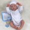17Inch Reborn Baby Doll Soft Silicone Vinyl Realistic Newborn Toy Gift for Kids