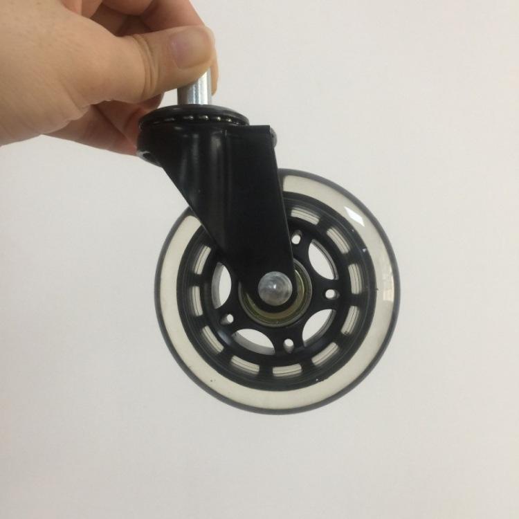 SGY Contemporary Design 50mm PP Wheel PU Brake Swivel Casters >90kg Load Capacity for Hotel Office Home Outdoor Use