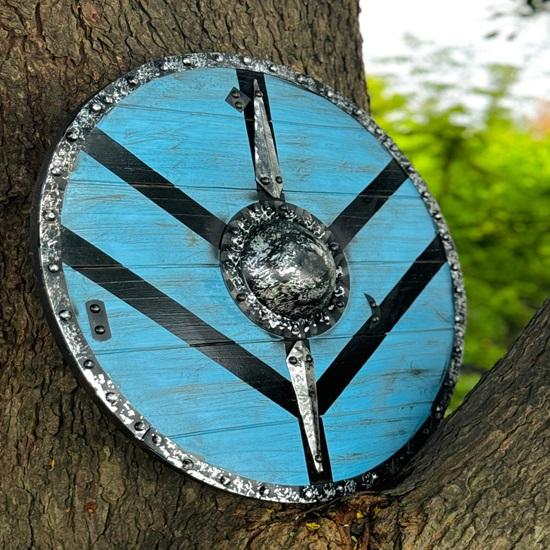 45.72 Cm Medieval Valhalla Viking Shield, Gift, Battle Ready Viking Shield, Norse Viking Round Shield, Viking Gift for Men Women