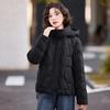 Down cotton jacket women's winter new Korean version loose padded jacket thickened fashion short cotton jacket