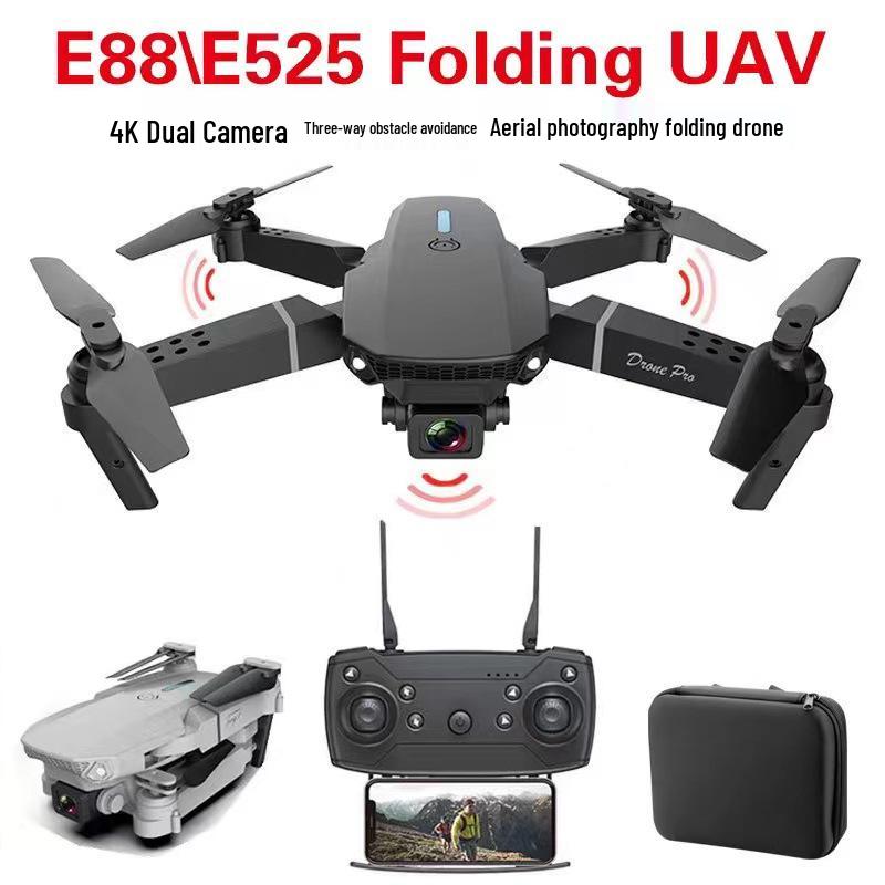 E88PRO 4K Drone with Dual Cameras, Obstacle Avoidance, Fixed Height & Folding Remote Control