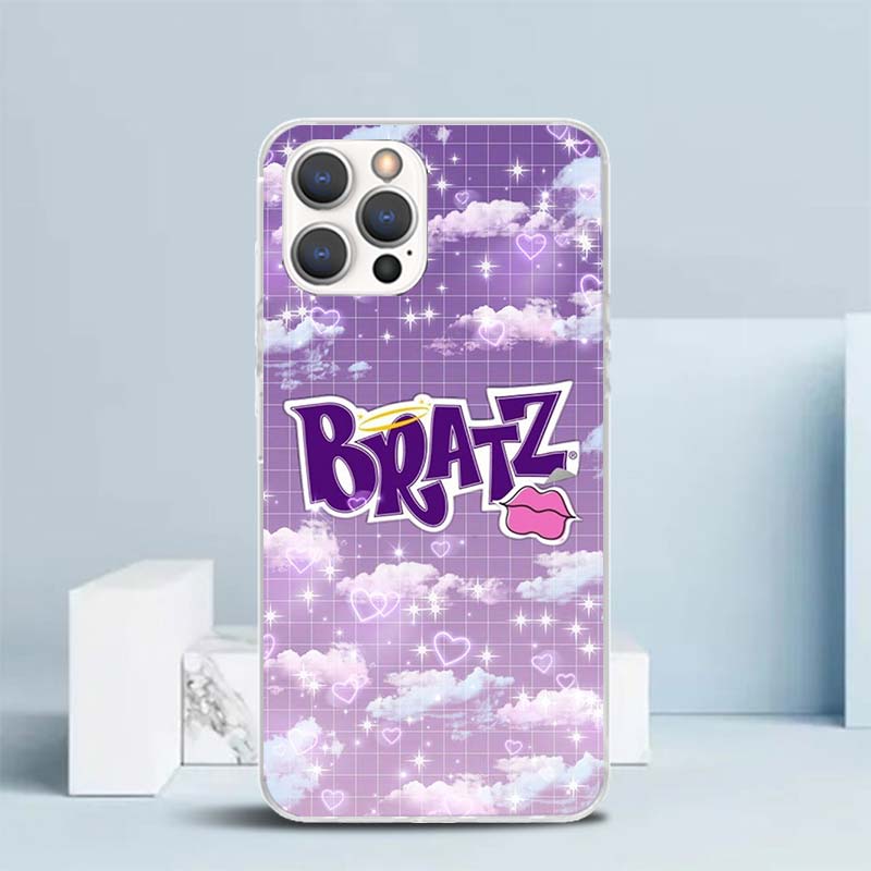 

Lovely Bratz Doll Soft Cover for iPhone 16 17 Air 15 14 Pro Max 16E Phone Case 13 Mini 12 11 7 SE 8 Print Pattern Fit Cases 16 1 iPhone 13