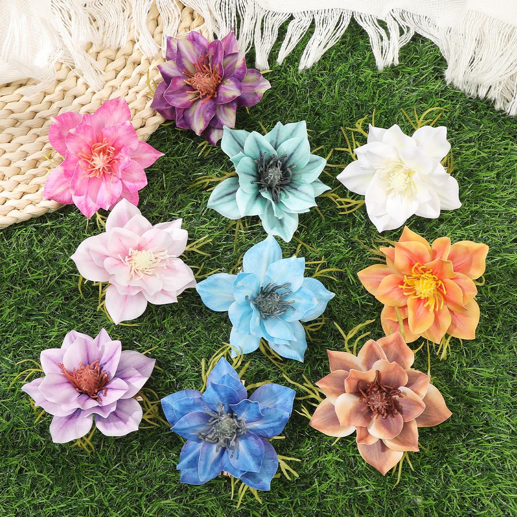AWAYTR Artificial Beauty Peony Duckbill Hairpin Floral Hair Clips Valentine Headwear Girl Hair Accessories Festival Gift