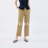 YERAD Women's Summer Slim Straight Cropped Pants