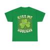 Kiss Me I'm A Hooligan St Patricks Graphic Tee Shirt