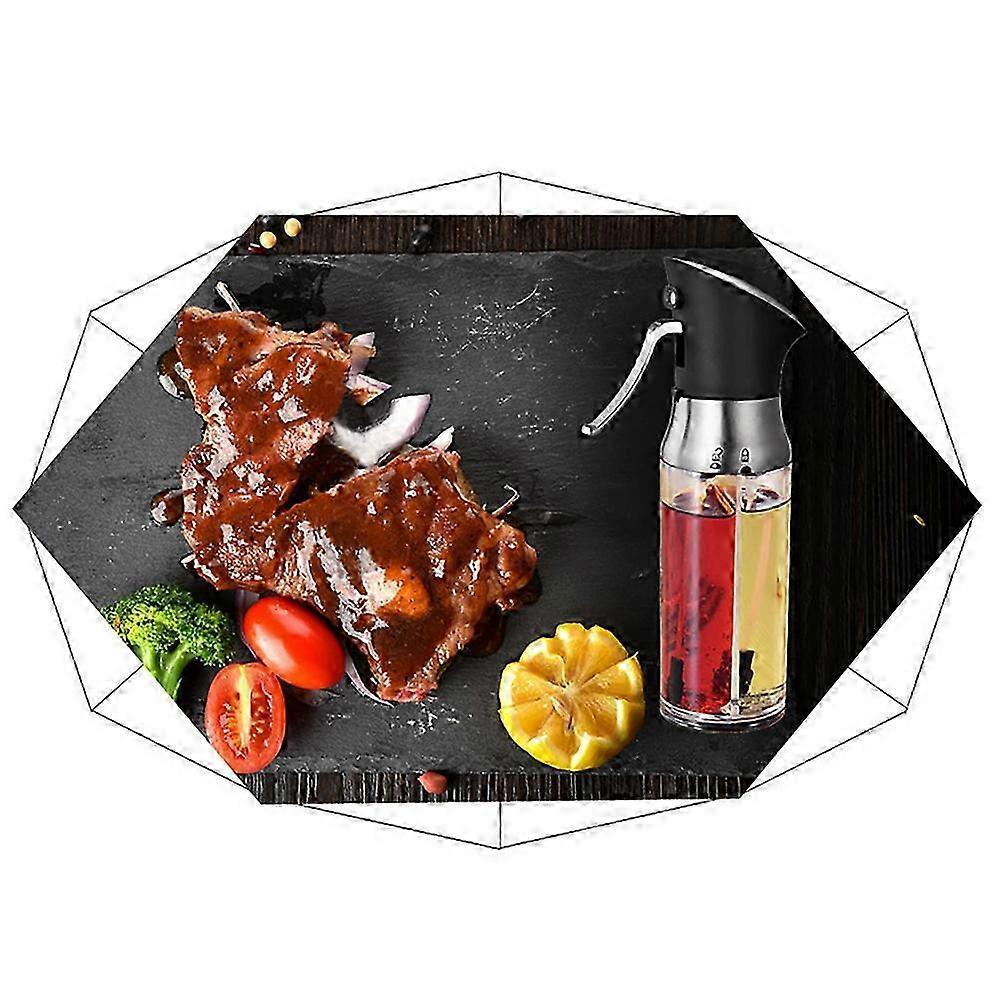 26-27 Non-stick Oil Dispenser for Cooking, Refillable Olive Oil Mister with Adjustable Seasoning Flow, Leak-proof Silicone Seal and Ergonomic Handle,