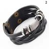 New Style Hand-woven Bracelets Multi-layer Combination Accessory Stainless Steel Men's Leather Fashion Man Jewelry Wholesale New