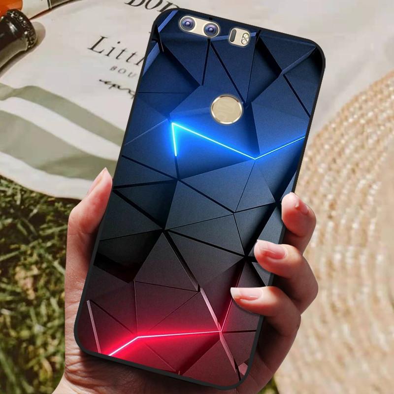 Pro Huawei Honor 8 5,2palcový kryt Silikonový zadní kryt Pouzdro na telefon pro Huawei Honor 8 Kryty Měkký nárazník coque Honor8 FRD-L19 Pouzdra