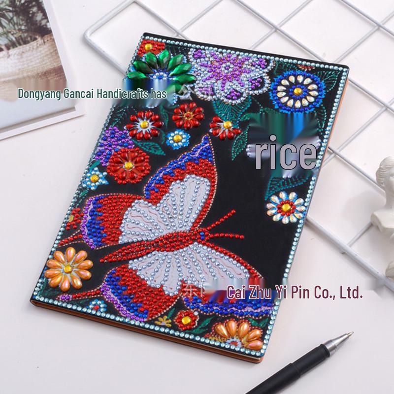 Diamond Painting DIY Notebook: Special-Shaped Shiny Design, 50 Pages, Perfect Christmas Holiday Gift