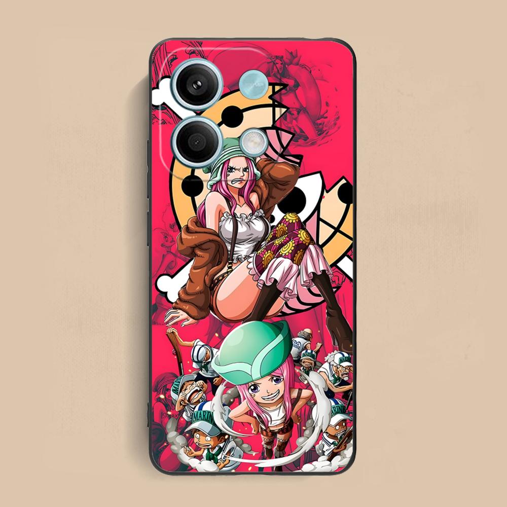 Jewelry Bonney Phone Case for Xiaomi Redmi Note 14 13 12 11 S Pro Plus 4G 5G Soft TPU Shockproof Cover