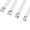 4pcs Elastic Crisscross Bed Mattress Sheet Straps Double Head Clips Gripper Holder Fasteners