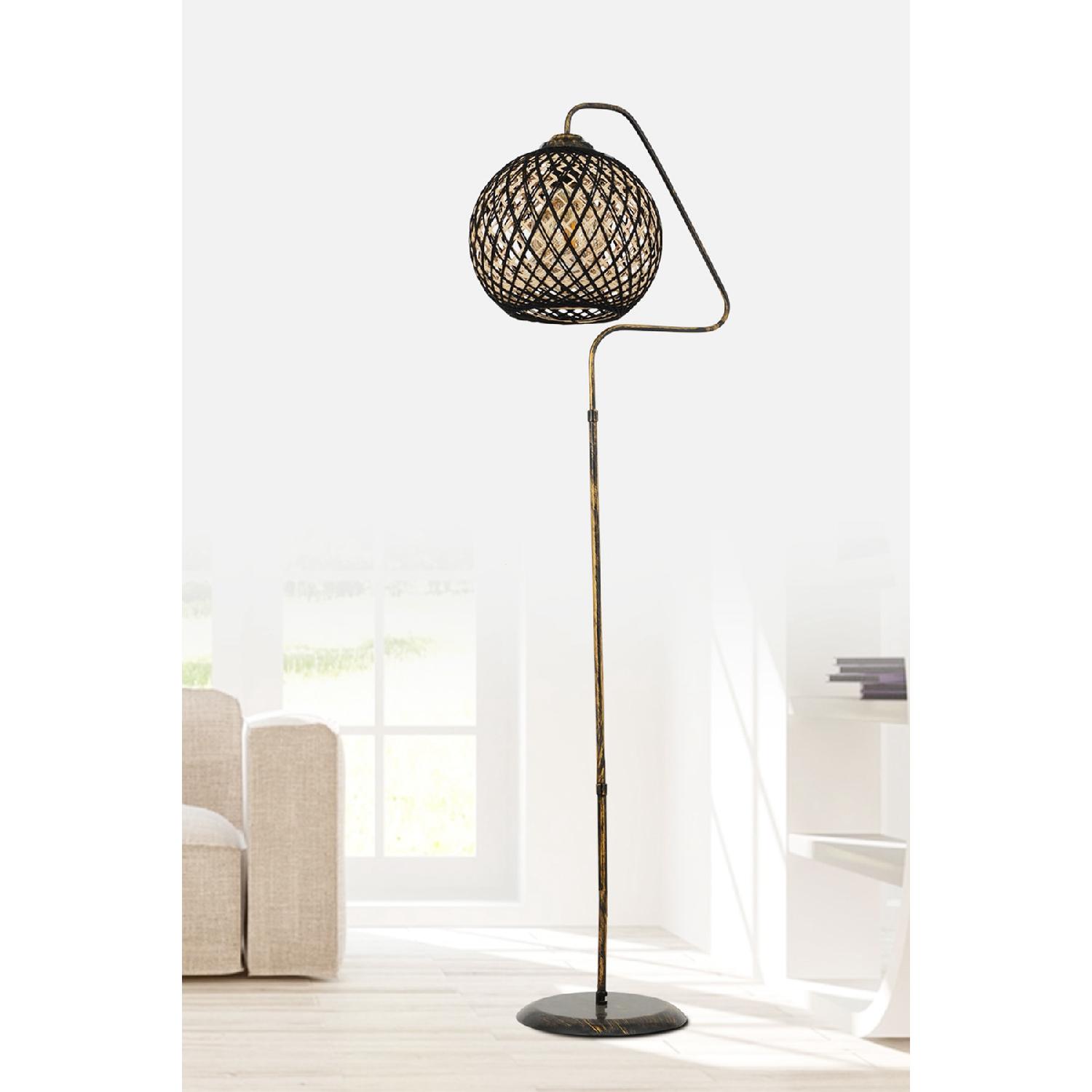 

Торшер Coude Gold Black