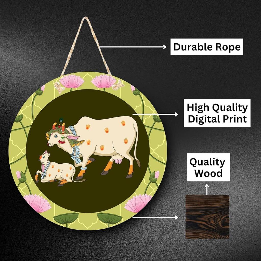 Wall Art MDF Wooden Set of 2 Hanging for Living Room | Bedroom | Home Decor | Office | Gift | Quotes Items House Decoration, Decorative Hanging Items