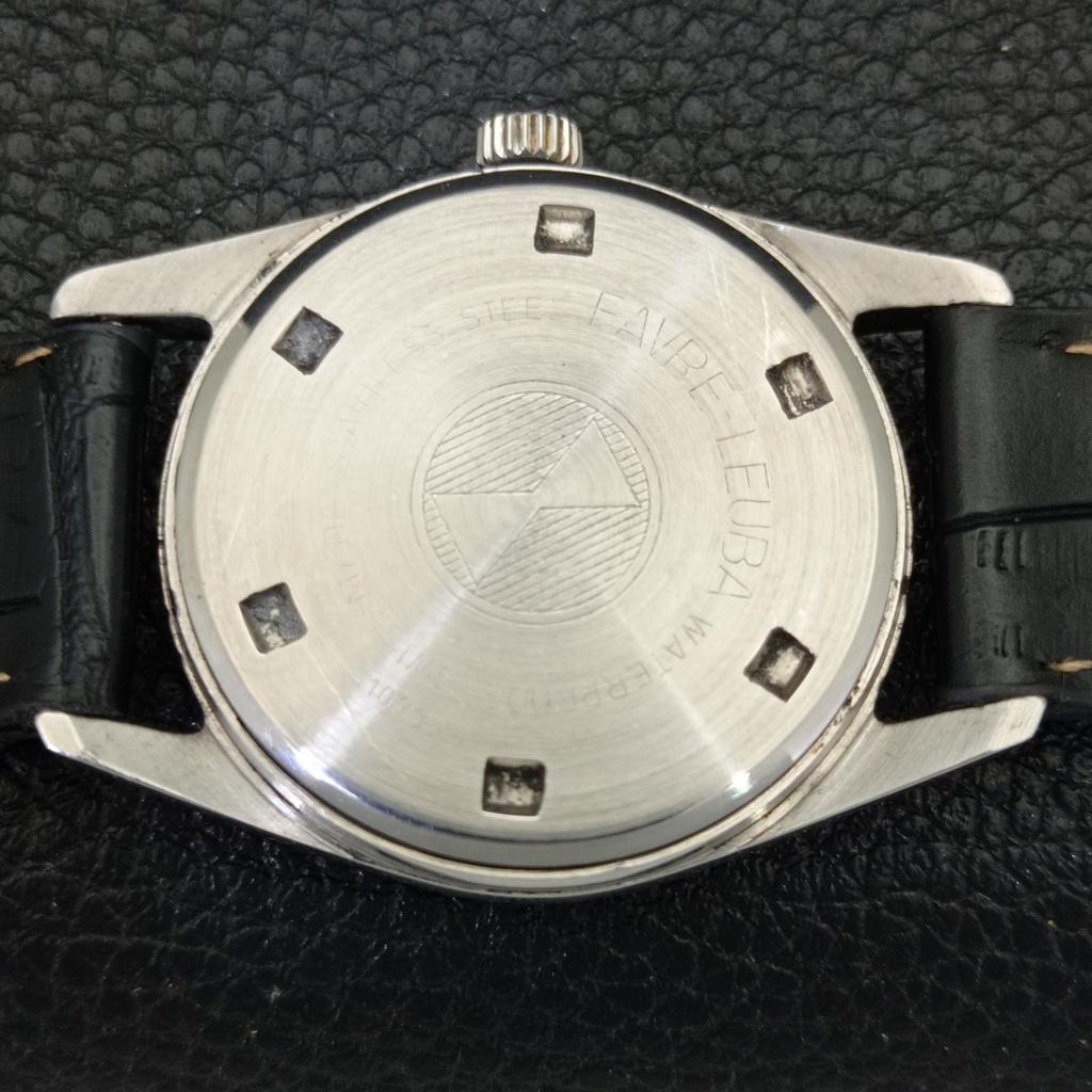 FAVRE LEUBA SEA KING VINTAGE HAND-WINDING SWISS MENS SIGN CASE WATCH A702021-5 R208-a702021