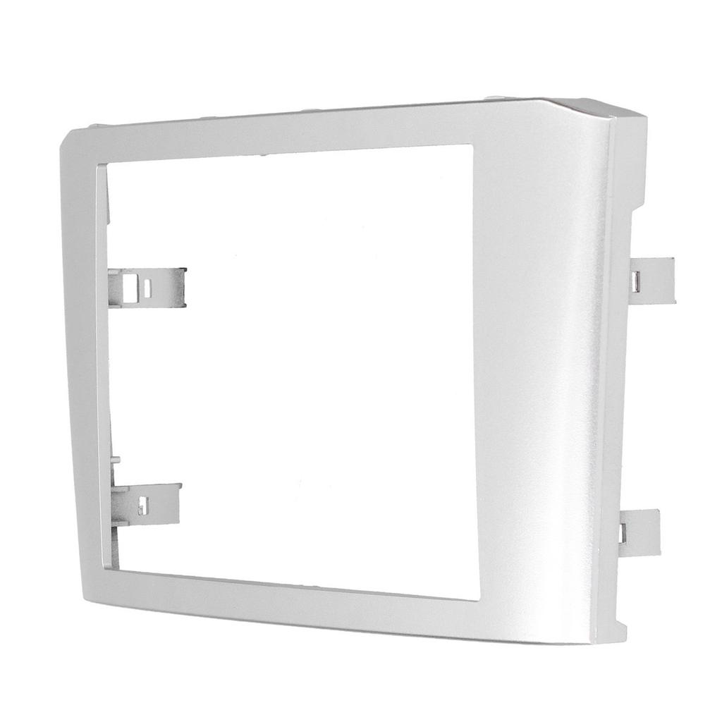2 Din Radio Stereo Fascia Dash Audio DVD Silver Frame Surrounding Fit for Avensis 2002‑2008