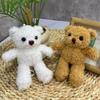 Clothes Teddy Bear Doll Pendant Keychain Plush Toy Pendant Gift Printed Bear Doll