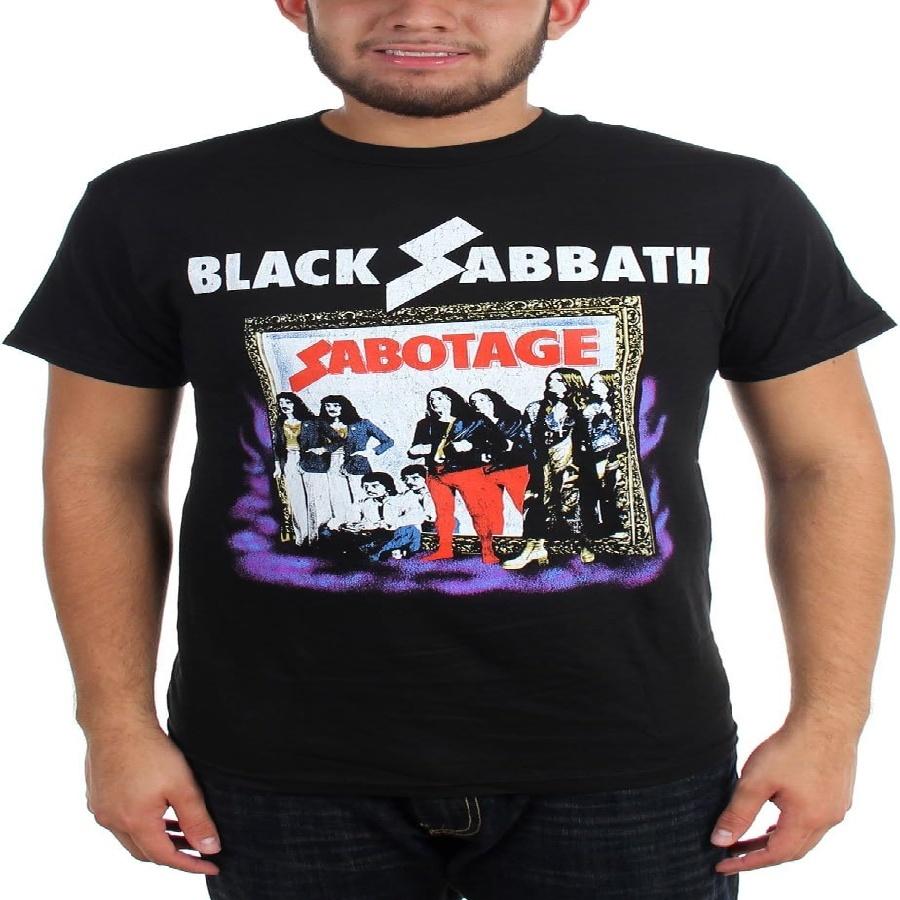 Black Sabbath  Sabotage Distressed  T-Shirt (medium) S
