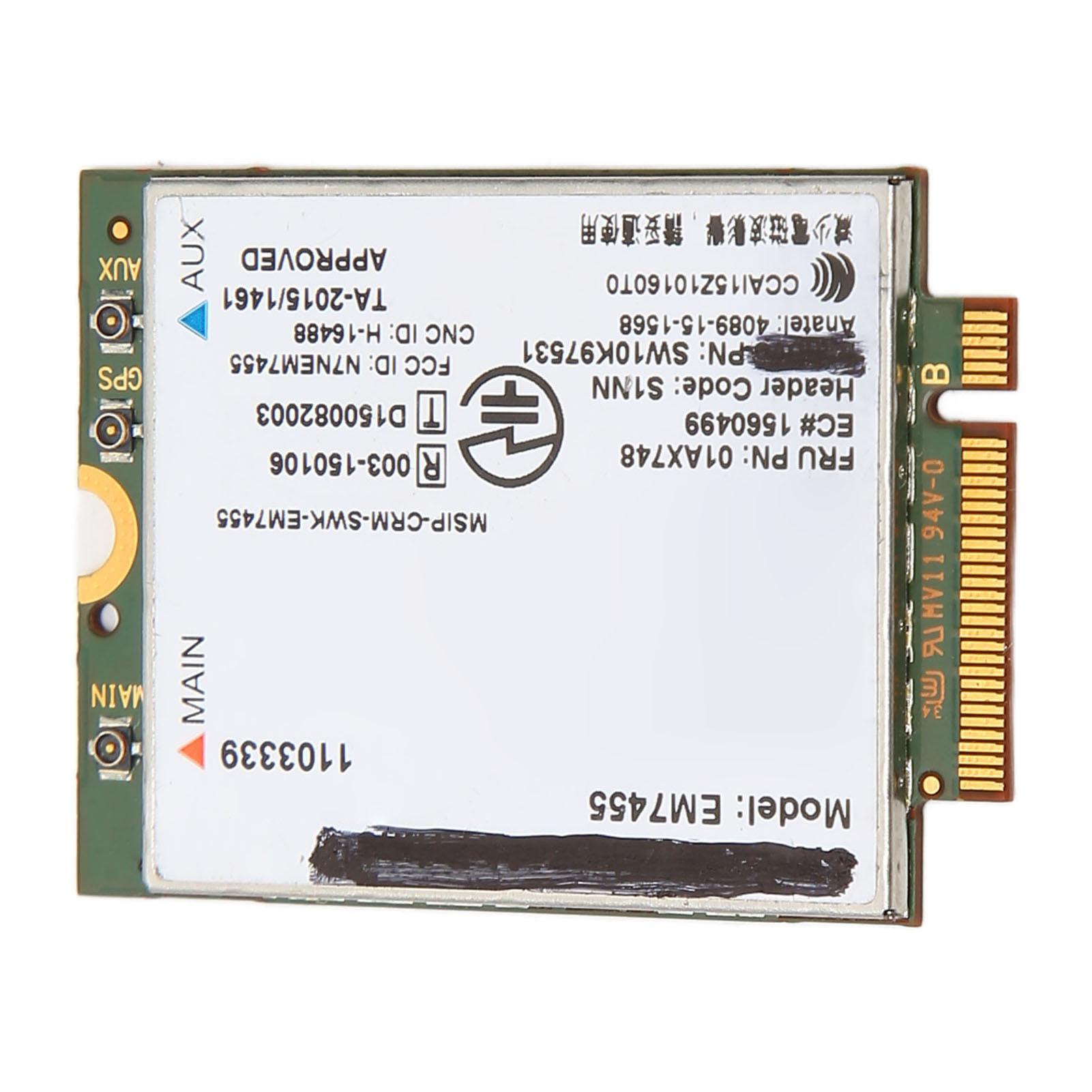 

4G LTE Network Card EM7455 300Mbps Multi Band Compatible Wireless Network Card Module for Thinkpad T460 T460p L560 P50