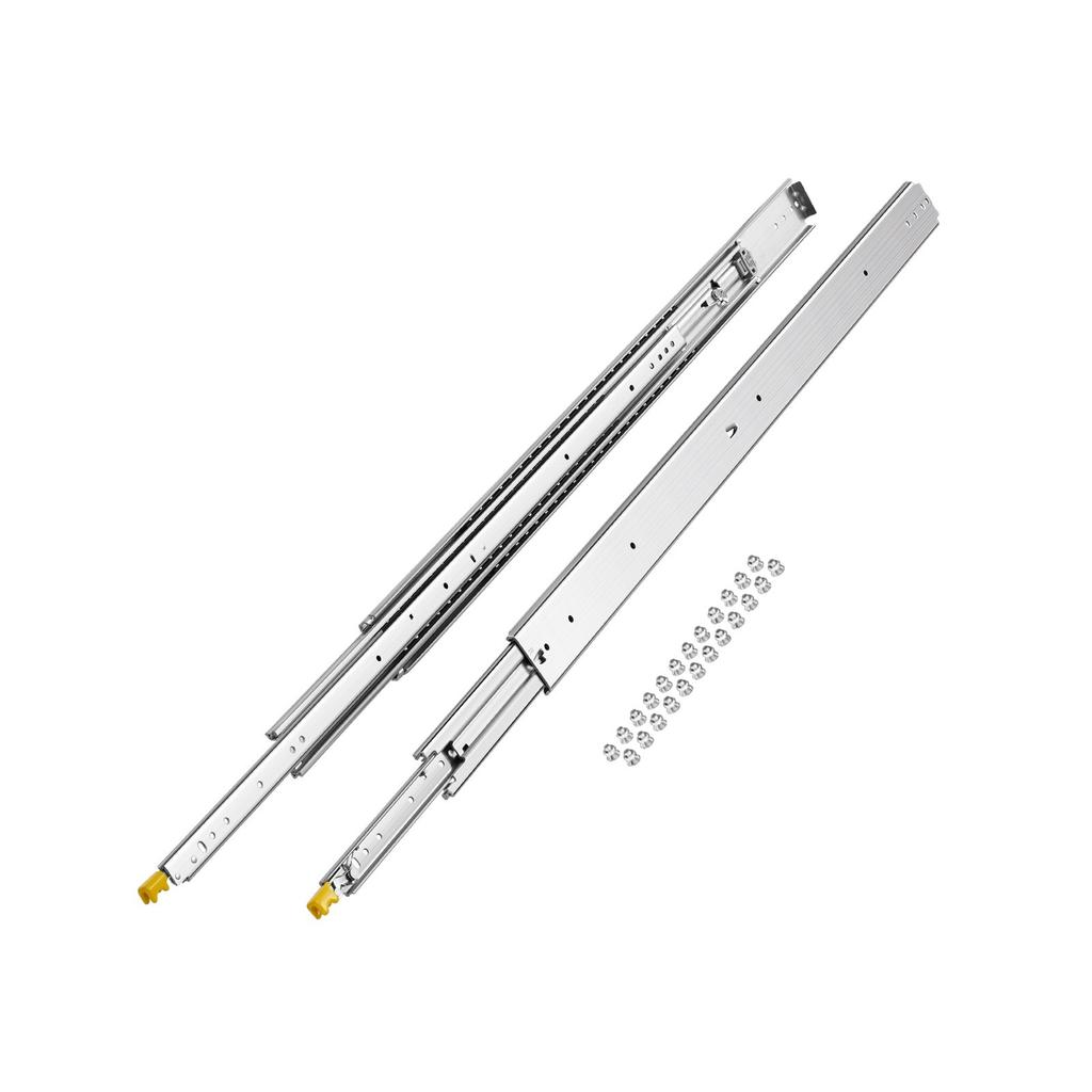 1 Pair 18-60 in Soft-Close Drawer Slides Ball Bearing Full Extension