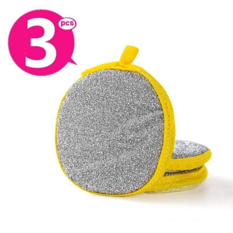 3/5/10Pcs Double Side Dishwashing Sponge Dish Washing Brush Pan Pot Dish Wash Sponges Household Cleaning Kitchen Tools