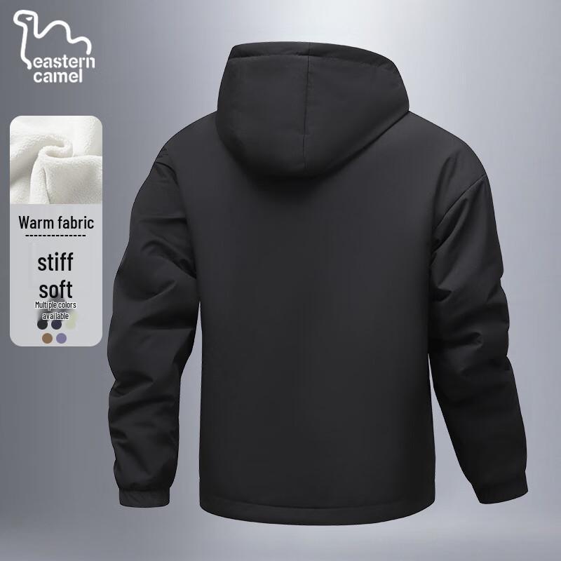 Eastern Camel Unisex Reversible Fleece-Lined Winter Puffer Jacket