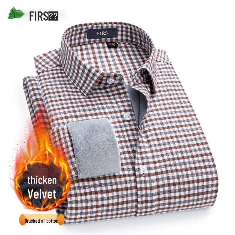 Мужская термофутболка FIRS из чистого хлопка с начесом 44