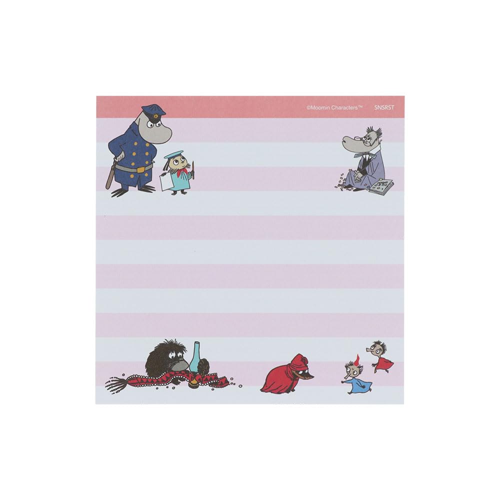 Stationery Moomin Square Memo Pad 80th Anniversary S2848864 Sun-Star