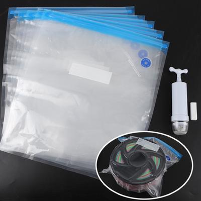 1 Set 3D-Drucker Filamentbeutel mit Pumpe Tragbar Staubdicht Feuchtigkeitsdicht Spule Vakuumversiegelung Aufbewahrungsbeutel Druckerzubehör