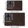 Thickened Bedroom Bedside Carpet Solid Color Flocking Bathroom Absorbent Floor Mat Bay Window Mat Children'S Climbing Mat Plush Foot Mat