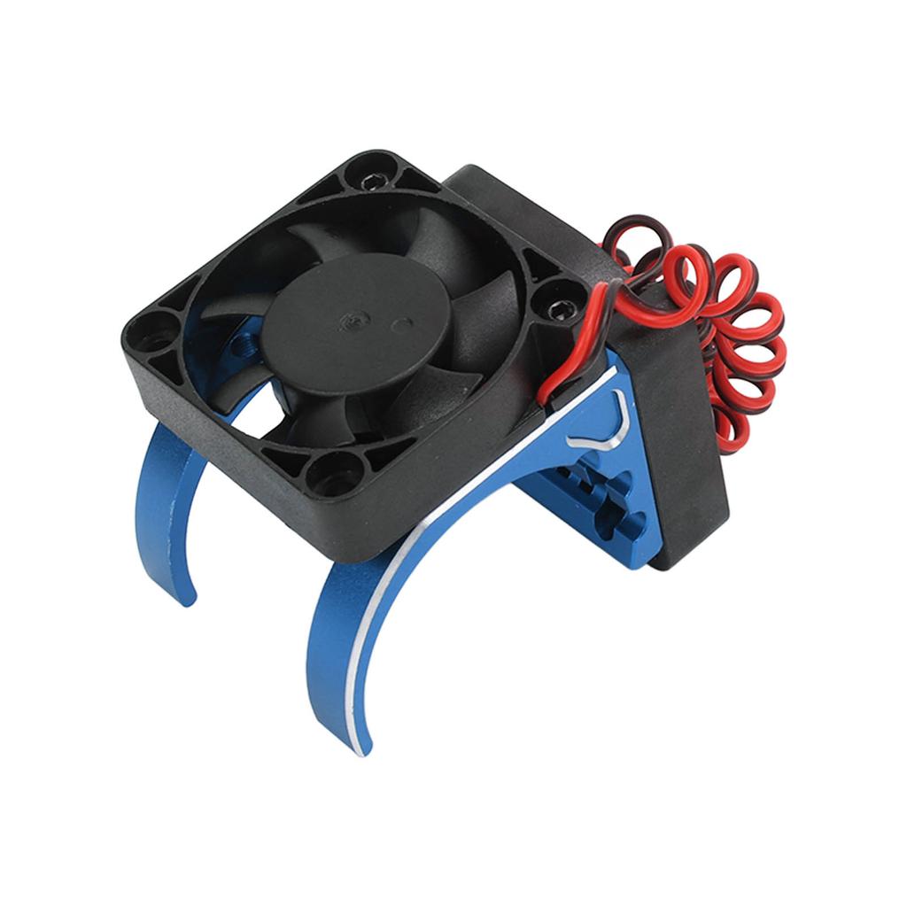 RC Brushless Motor Heatsink Professional Double RC Car Motor Cooling Fan for 1.65in Diameter Brushless Motor Blue