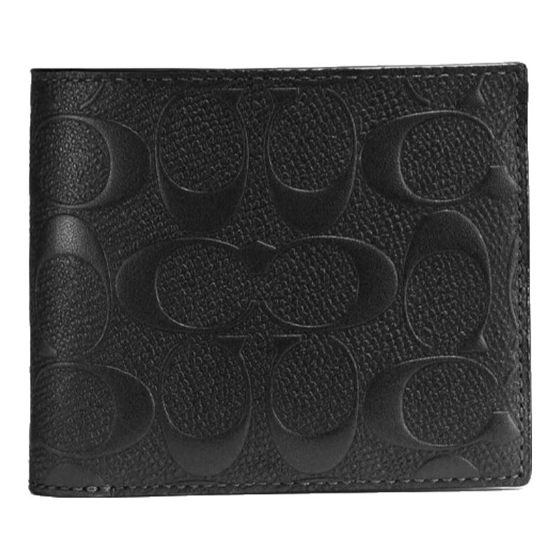 

COACH Men s Bifold Leather Wallet & Card Holder 1