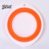 Heavy Duty Bait Basin Foldable Silicone Fishing Basin Collapsible Lure Bowl Easy Carry Holder Portable Mixing Bucket Container Outdoor Angling