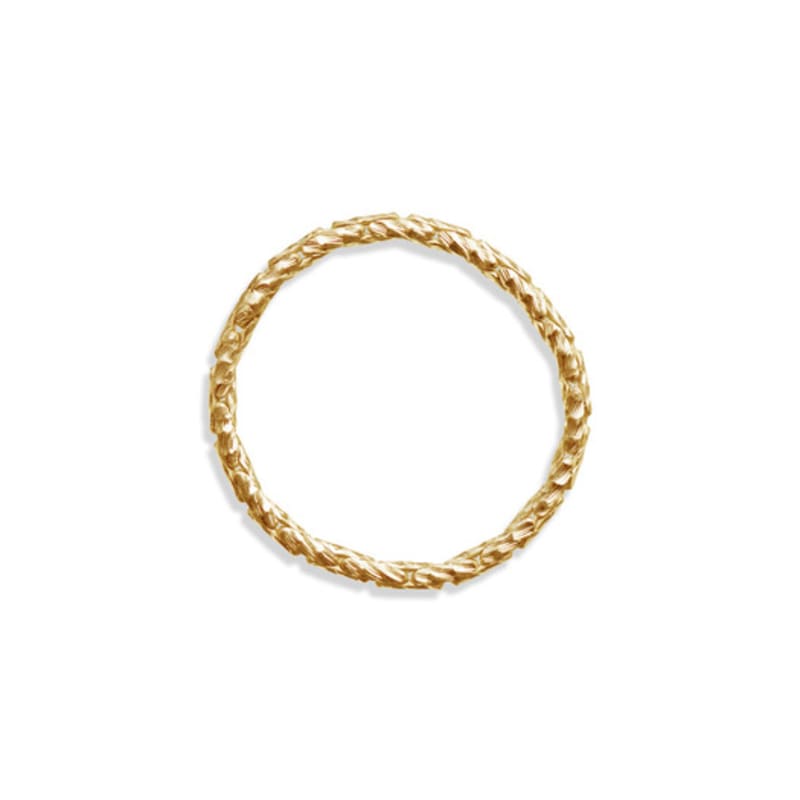 OURPIERRE STRING ROPE CHAIN RING VERMEIL