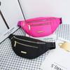 Lightweight Nylon Fanny Pack with Multi-Zipper Pockets Adjustable Waist Bag for Travel Sports & Daily Use