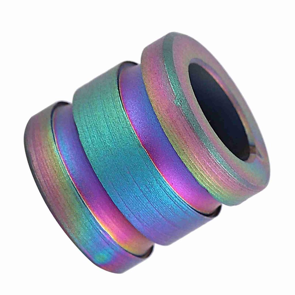 TC4 Alloy Knife Bead Paracord Outdoor Lanyard Pendant (S Size) (Colorful)
