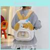 Cartoon Dog Plush Backpack With Large Capacity For Daily Commute And School Use