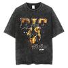 JoJos Bizarre Adventure Manga T-Shirt DIO Aufdruck T-Shirt Streetwear Herren Damen Kleidung Vintage Gewaschenes Baumwoll-T-Shirt Sommer-T-Shirts