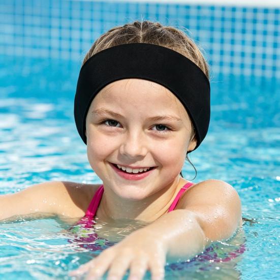 Zwemhoofdband Draagbaar Herbruikbaar Oorband Houdt Oren Droog & Voorkomt Zwemmersoor voor Kinderen en Volwassenen Watersporten