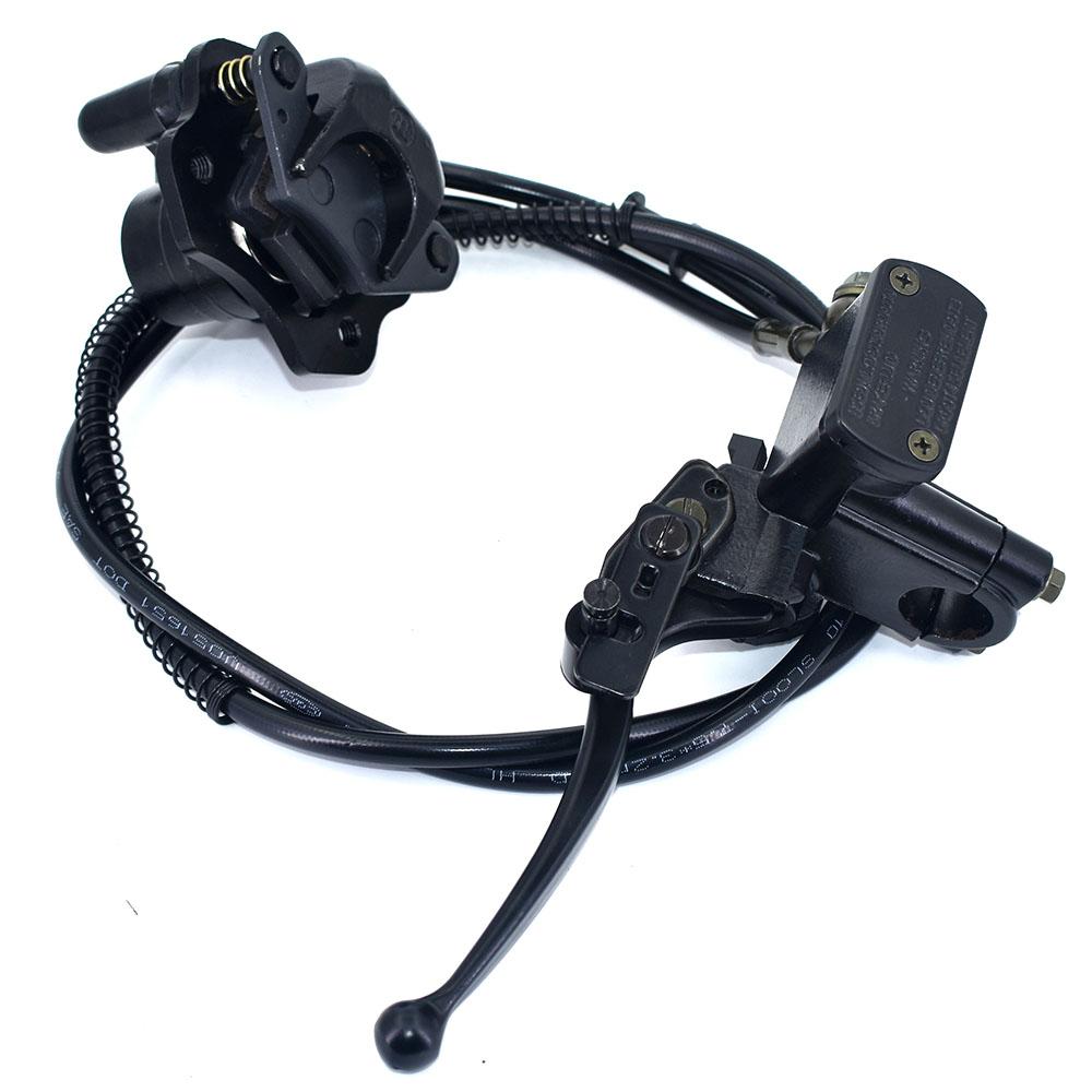 ATV Front Rear Brake Lever Assembly for 50 70 90 110 125 150cc Quad Master Cylinder Caliper Chinese Left Hand Bar Grips