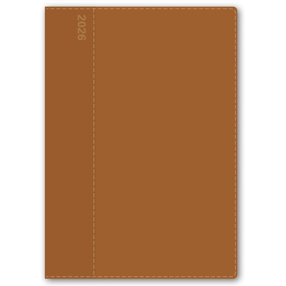 NOLTY 2026 B6 Týdenní Carrel 2048 Prosincový plánovač, 2, Velbloudí, (Začíná 2025)